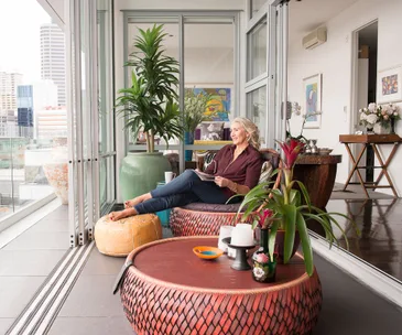 A compact inner-city apartment suits its owner to a tee
