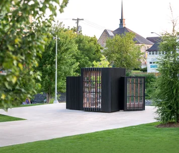 A little black box with a library hidden inside