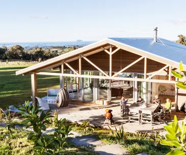 A home high above the Mount Maunganui coastline