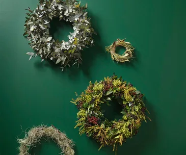 Botanical Christmas decorations