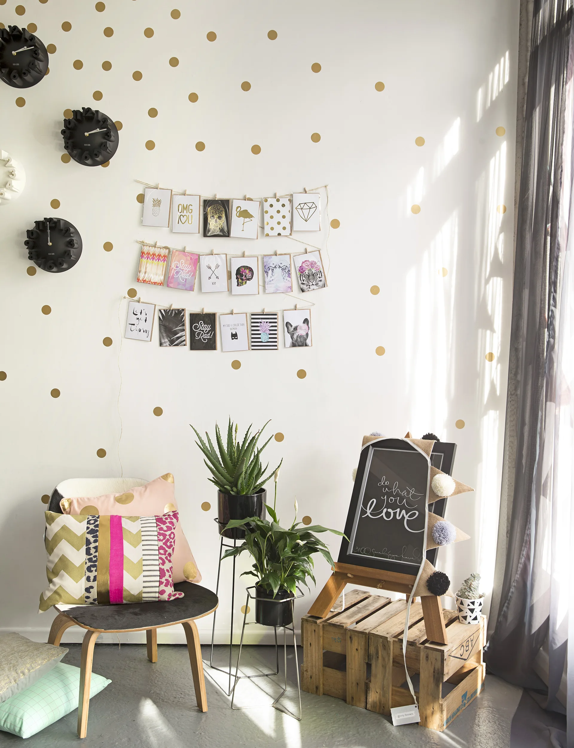 The Sarah Jayne Kavali print is one of many in the store.
