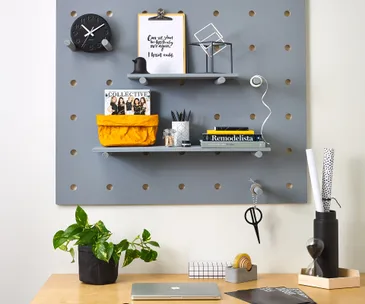 Four ways with pegboard