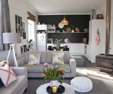 A dated Dunedin home gets a monochromatic makeover