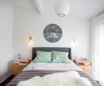 Bedroom makeover: from dark and dated to light and lovely