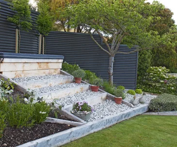 This challenging Blenheim section was developed into a dream garden