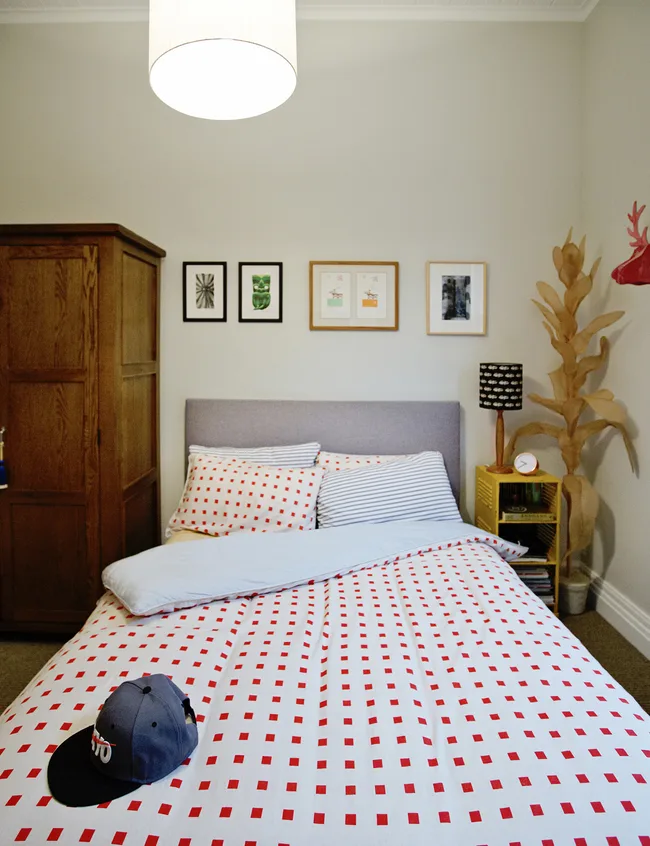 The art on the walls plays a big role in the ambience of the home.