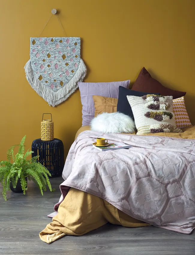 Boho colour interior