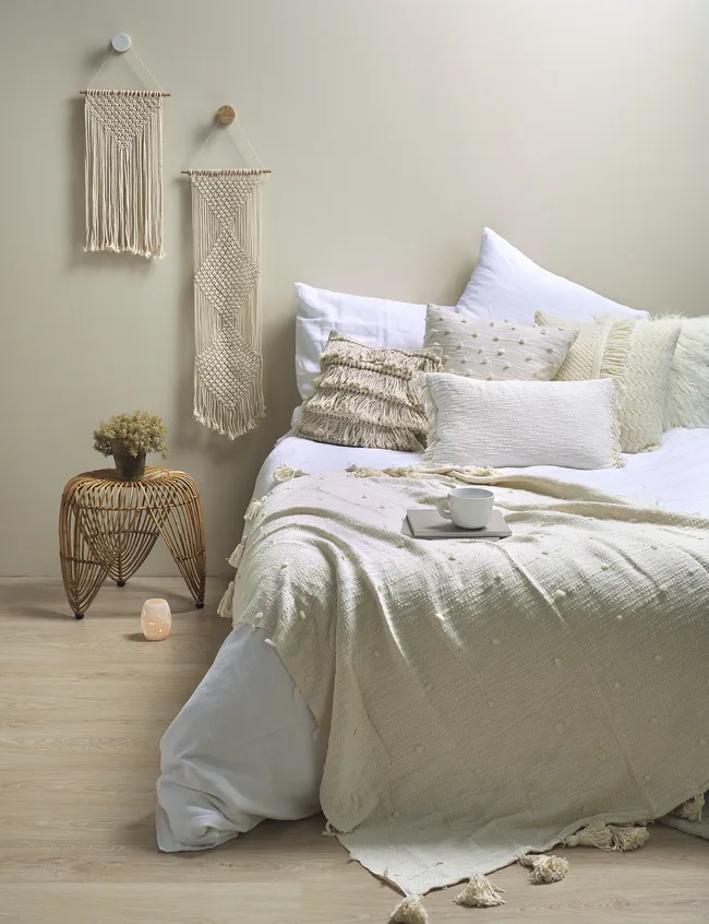 Boho neutral interior