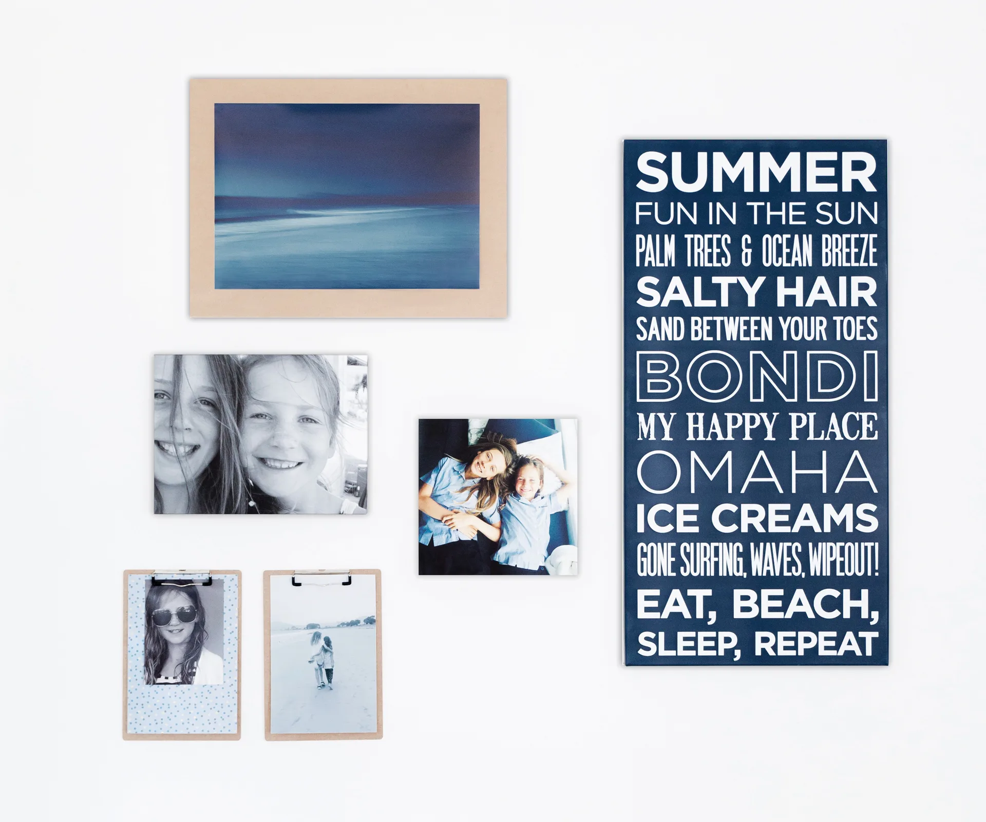 Four projects with photos for creative walls