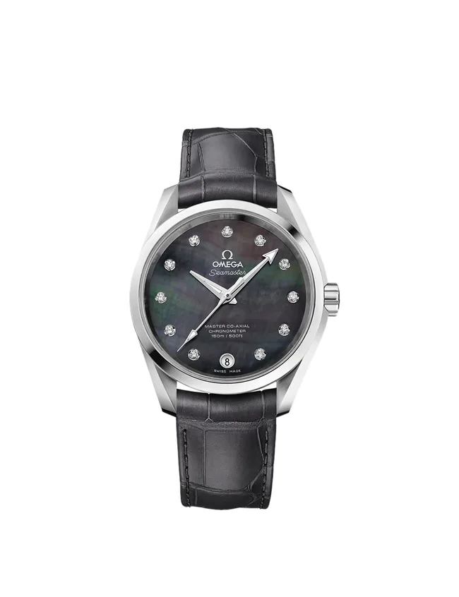 Watch, $10,700, by Omega.