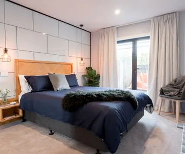 Get the look: Emma and Courtney’s guest bedroom