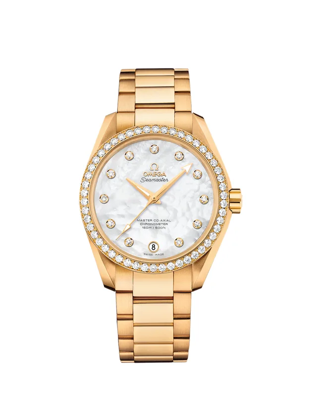 Watch, $51,425, by Omega.