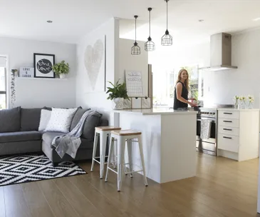 A determined young mum stamps her style on a 1970s home