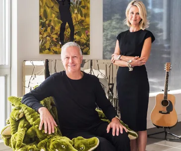 This four-level former warehouse is now a standout art-filled apartment