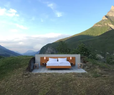 Would you stay in a hotel with no roof or walls?