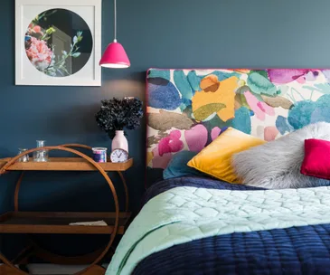 This colourful designer’s home gazes out over the North Otago countryside