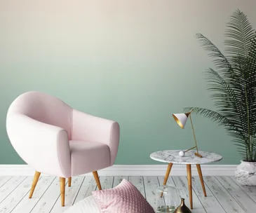 Looks we love: dreamy ombre wallpaper