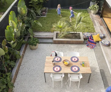 A blank canvas is transformed into an epic courtyard garden