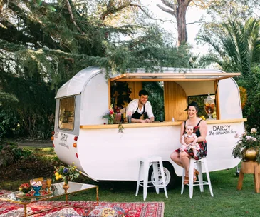 Meet Darcy, the caravan bar that’s causing a stir