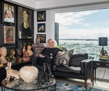 Art and objects take centre stage in this creative Auckland home