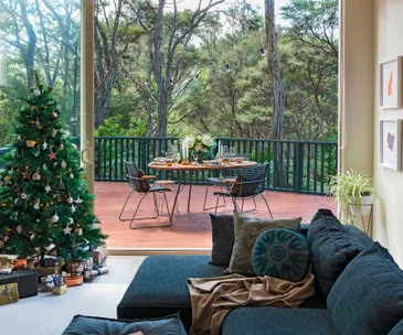 It’s Christmas in the treetops for this Titirangi home
