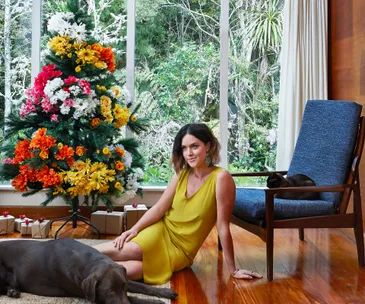 Kristina Rapley’s Christmas style: Wild festive florals