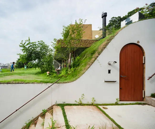Greendo apartment complex Japan