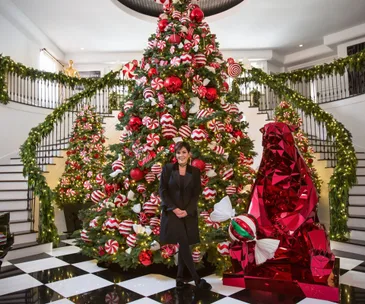 See inside Kris Jenner’s outrageous Christmas style