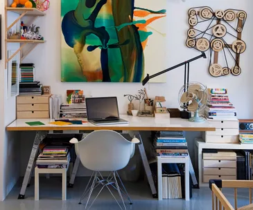 Create a productive at-home office space with these expert tips