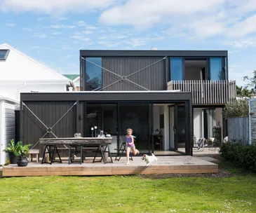 A run down villa uses a modern extension to become a forever home