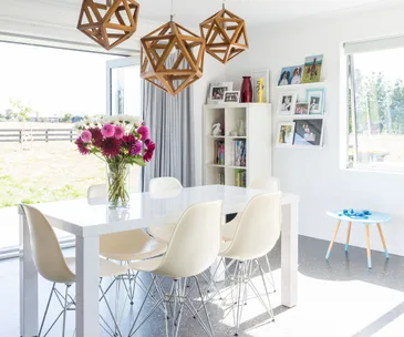This modern country home in Christchurch is filled with colourful style