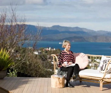 DIY skills and a dash of colour helped to renew a drab Wellington home