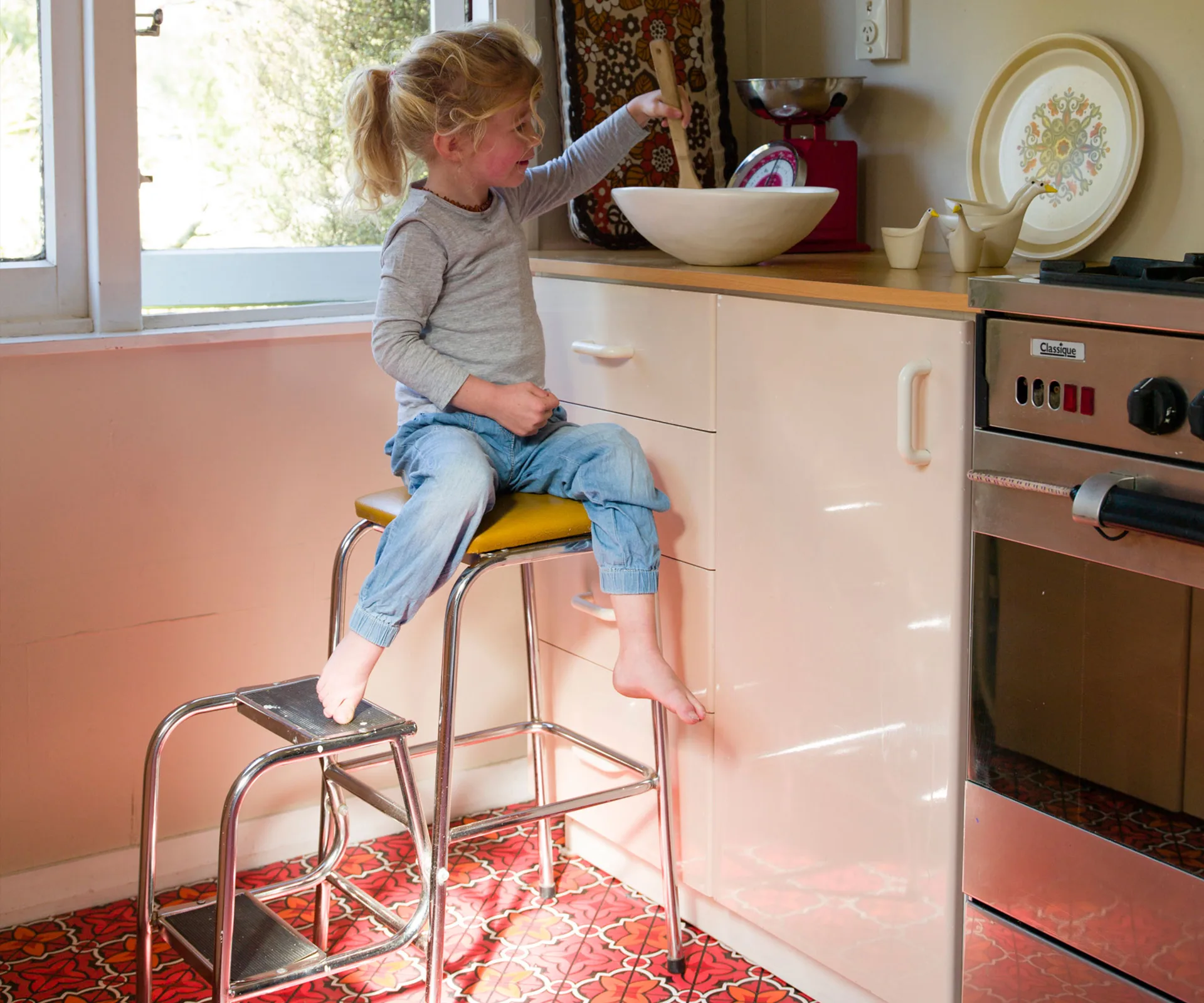 Eclectic treasures with a Kiwiana feel fill this bach in Waikuku