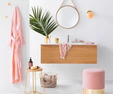 How to create a bathroom look inspired by Palm Springs