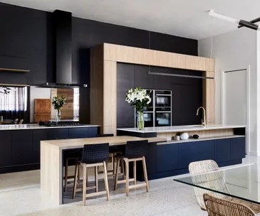 The Block AU: Karlie and Will’s all black kitchen