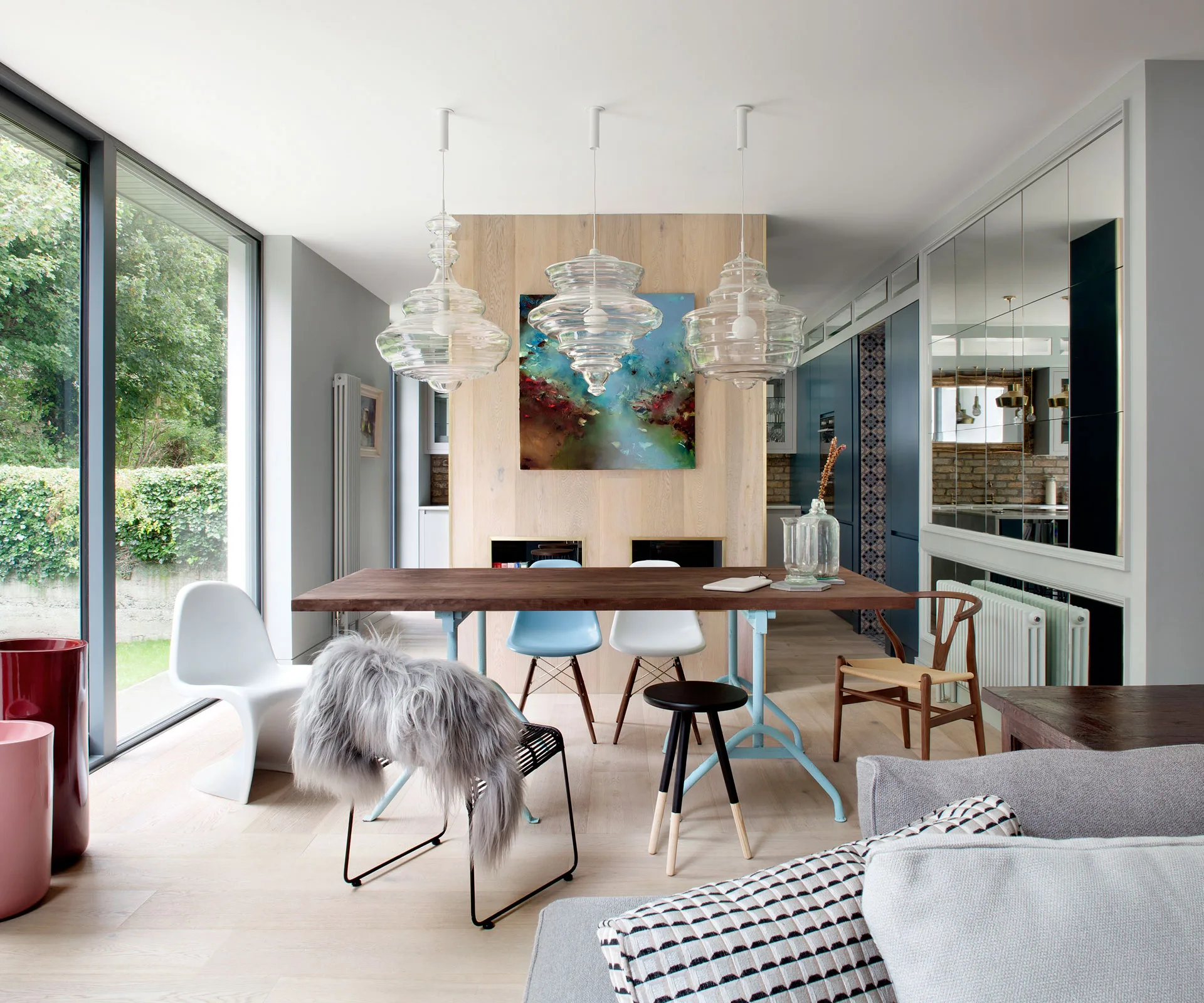 Two houses merge to create a family home that’s big on bold design