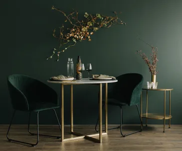 Colour palette inspiration: How to style emerald and brass like a designer