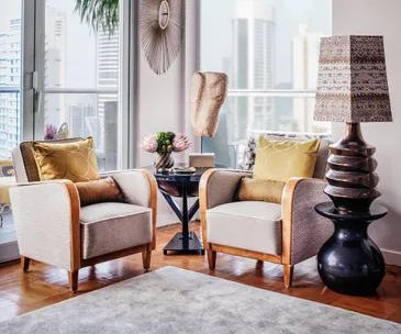 This luxurious penthouse apartment is filled with extraordinary style