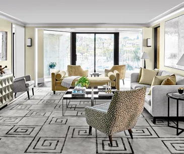 A cramped apartment is transformed with Park Avenue inspired style