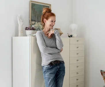 Interior photographer Christine Bauer’s apartment is perfection in pastel