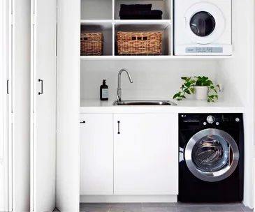 How to reorganise your laundry for Clutter-Free Feb