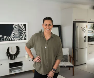 Makaia Carr shares her secret to blending her TV into her interior style