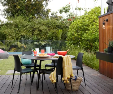 Mature tropical planting makes this Grey Lynn garden feel like an oasis