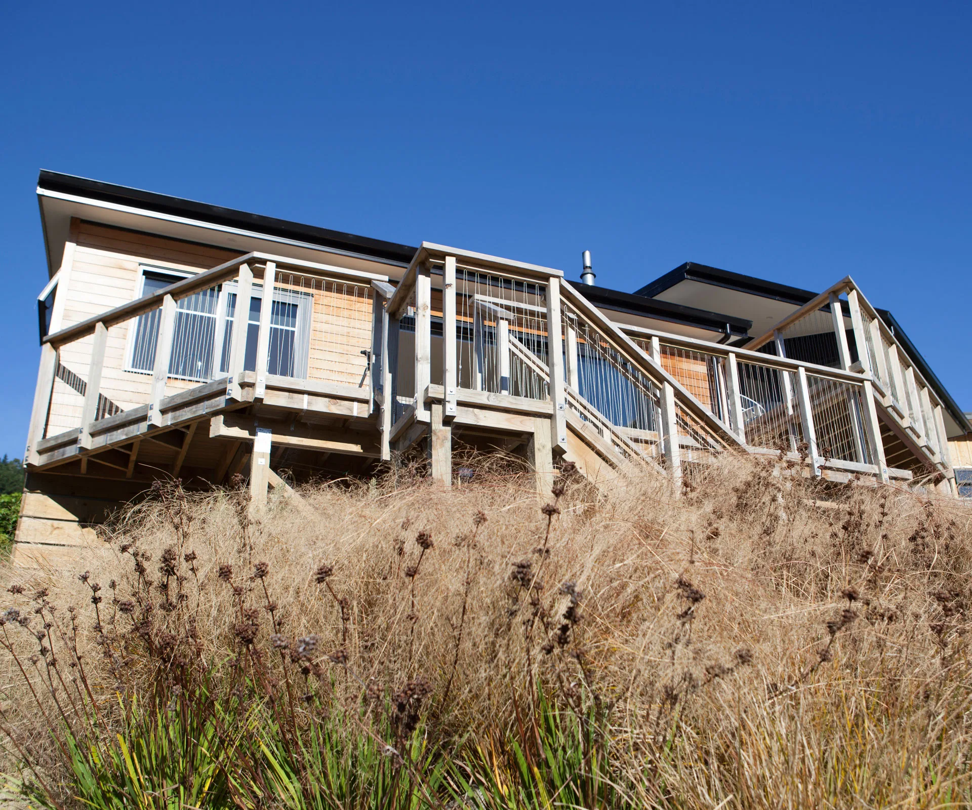 A steep Dunedin section was the perfect place for this family to rebuild