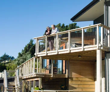 A Dunedin new-build tackles a steep sloping site with ease