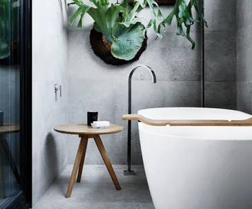 How to design a restful bathroom inspired by nature