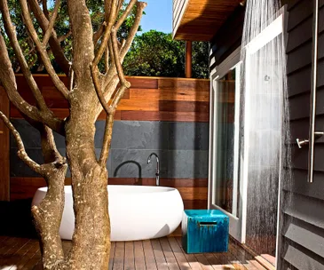 4 dreamy outdoor bathroom styles and where to shop the look