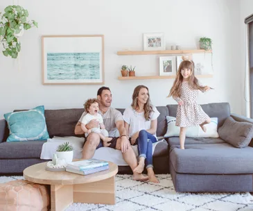This family transformed their little Papamoa home with cool coastal style