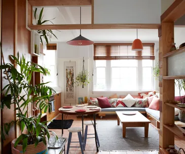 A tiny inner-city apartment gets a Japanese inspired makeover on a budget