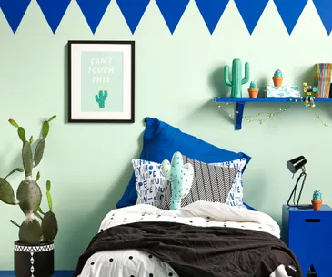 How to decorate a fun kids bedroom with a cactus-inspired theme